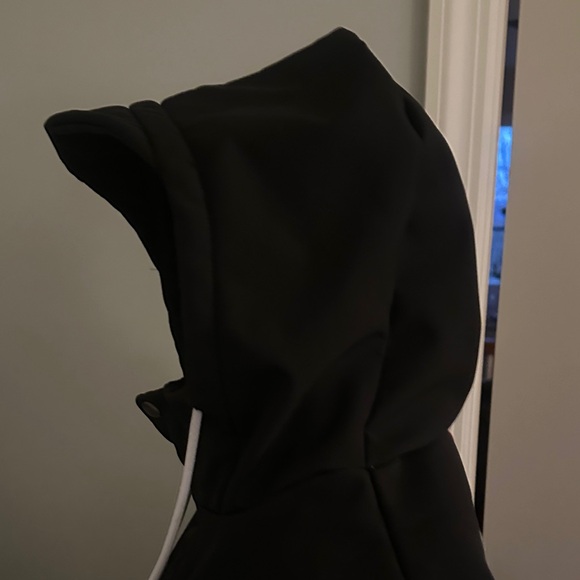 Black Qualtrics mixed media Hoodie - Picture 2 of 13